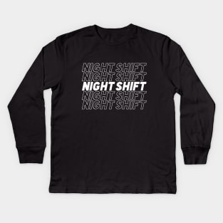 Night Shift Kids Long Sleeve T-Shirt